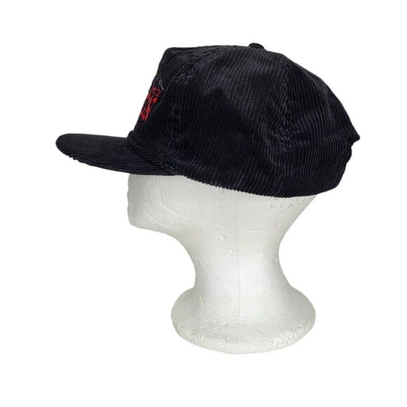 Vintage Corduroy Doug Geeting AVIATION Triplane Rope Strapback Trucker Hat NEW - Picture 4 of 9